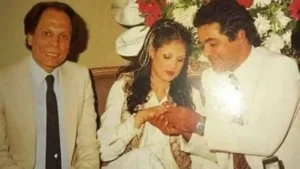 وصول جثمان شقيقة عادل إمام إلى مسجد الشرطة بحضور محمد ورامي إمام